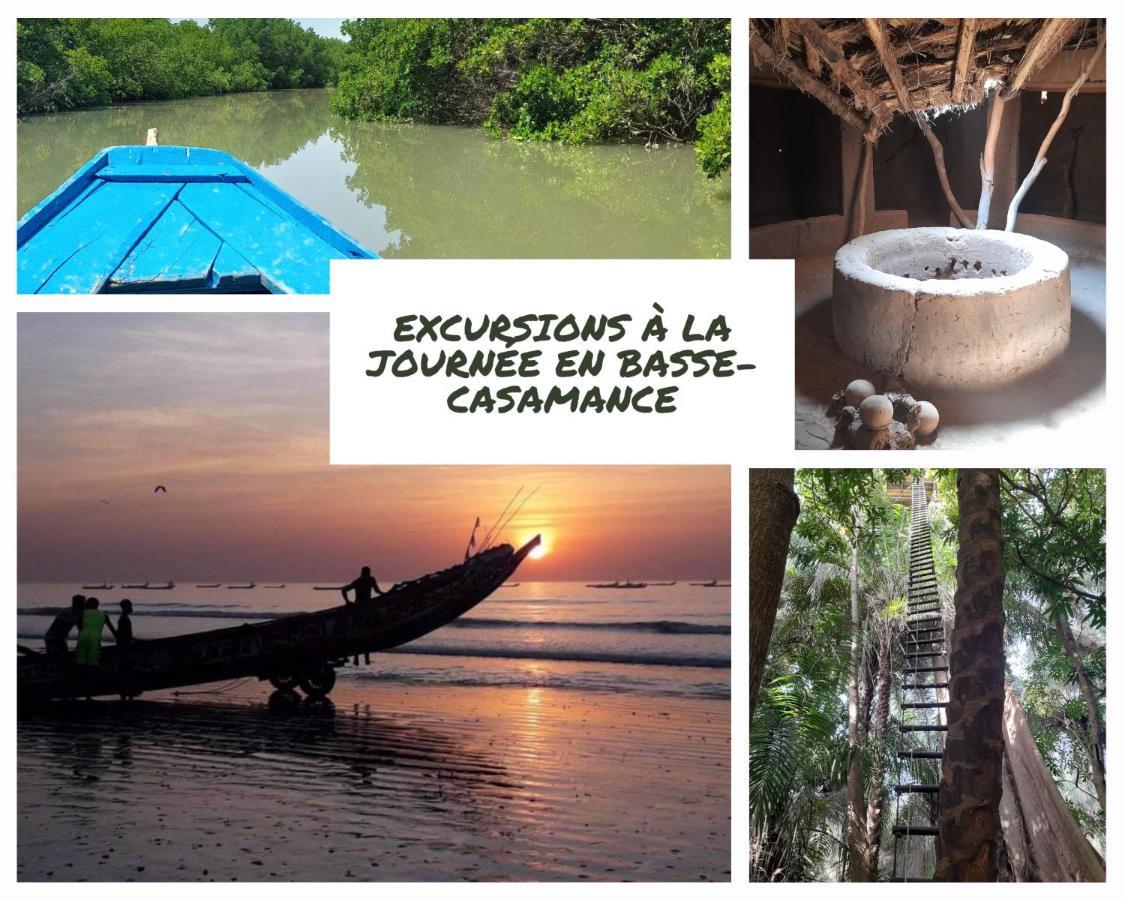 Appartement Familial Spacieux Avec Climatisation Ziguinchor Kültér fotó